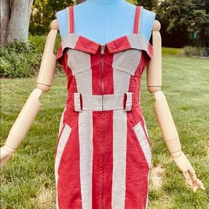 Marc by Marc Jacobs Striped Linen Dress